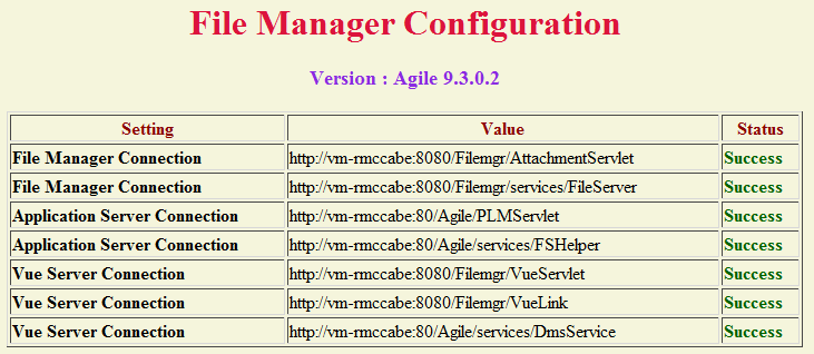 File manager configuration
