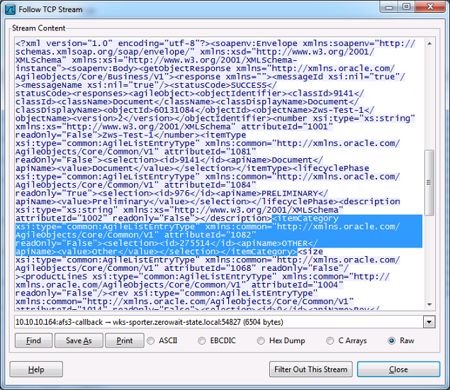 Monitoring traffic for getObject()