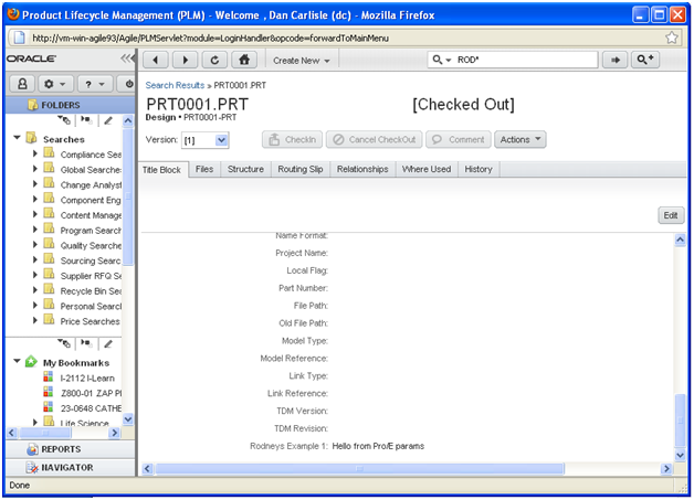 Oracle Agile PLM