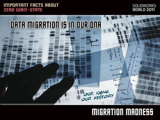 data migration in our dna zws plm
