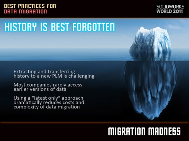 data migration less is more zws plm